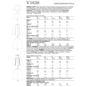 Vogue 1838 - Kåpe STRL: A (S-M-L-XL-XXL)