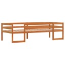  Sengeramme for barn voksbrun 90x200 cm heltre furu 8721102798412