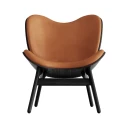 Umage A Conversation Piece Lounge stol Black Oak/Hope Leather Cognac