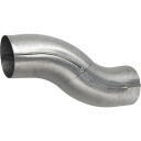 Alusink nedløpsrør 75 mm zinc