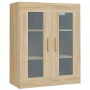vidaXL Hengende veggskap sonoma eik 69,5x34x90 cm