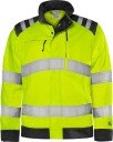 Fristads 4067 GPLU Varseljakke Kl. 3 Ekologisk Bomull/Resirkulert Polyester Varselgul/Svart XXL