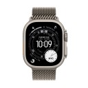 Apple Watch Ultra 3 GPS + Cellular 49mm Natural Titanium Case with Natural Titanium Milanese Loop   Medium