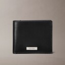 Calvin Klein Plaque Billfold W/ Coin - Beige - ONE SIZE