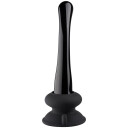 Icicles No. 87 Hand Blown Glass Massager - Svart