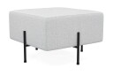 Menard Compact Sittepuff 60 cm Kvadratisk   Lys grå
