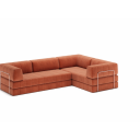 CozyPad L formet sovesofa med armlener B 6002754