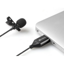 Sandberg Streamer USB Myggmikrofon for Podcasting og Gaming - Svart