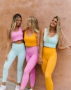 Bumpro Perfect Rib Frill Top Turquiose - S