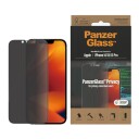 PanzerGlass Privacy Skjermbeskytter for iPhone 13/13 Pro/14 - Ultra Wide Fit - AntiBakteriell