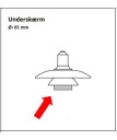 Louis Poulsen - PH 2/1 Glass Underskjerm
