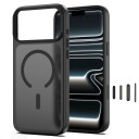 Tech-Protect Magmat Magsafe CC-etui til iPhone 18 Pro Max / 17 Pro Max Matt Svart