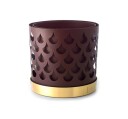 Trio Drop potte burgundy