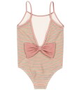 Konges Sløjd Badedrakt   Bowwow   Blush Stripe   Konges Sløjd   4 år 104   Badetøy Grønn Rosa