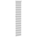  Sebragardin lysegrå 45x230 cm stoff bredde 40,9 polyester