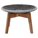 Cane line Peacock Sofabord Ø60 Cm Lysegrå