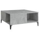 vidaXL Salongbord betonggrå 80x80x36,5 cm konstruert tre