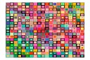 Fototapet Colourful Boxes 350x245 - Artgeist sp. z o. o.