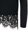 Kids Only Genser   Strikk   KogEvie   Black/Black Lace   Kids Only   9 10 år (134 140)   Genser   Svart