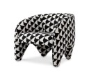 Toledo Chair Zenith Black And White