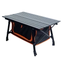 BÅL Campingbord   Justerbart   Aluminium   90x60x43/64 cm
