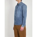 Saint Laurent Herre Skjorter Blå S,
