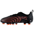 Puma Fotballsko Fremtid 9 Play FG/AG Jr Black/Gløder 36 Fotballsko Oransje Svart
