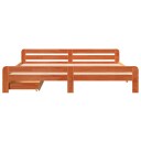  Sengeramme uten madrass voksbrun 180x200 cm heltre furu 8721158384706