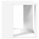  Salongbord hvit 32x32x30 cm konstruert tre 848143