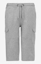 Lang sweatshirt-shorts med cargolommer Smarty