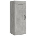 vidaXL Veggskap betonggrå 35x34x90 cm konstruert tre