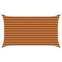 vidaXL Solskygge seil Oransje og Brunt 2 x 3,5 m 100% polyester Oxford