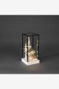 Konstsmide - B/O Glasslykt 10 LED 22,5 cm - Hvit