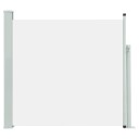 vidaXL Uttrekkbar sidemarkise 170x300 cm kremhvit
