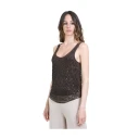 Kaos Dame Topper Brun M,