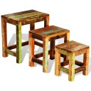  Settbord 3 deler gammeldags heltre gjenvunnet 8718475881650