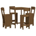  Hagebarsett 5 deler honningbrun heltre furu 3157802