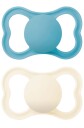 MAM Supreme Silikon Smokk 6-16m 2-pack Neutral/Blå