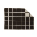 Pappelina Vevd pledd i lammeull Criss Dark Brown