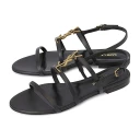 Saint Laurent Dame Sko Svart 36 EU,