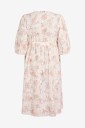 Zizzi   Kjole mMaddie 3/4 Midi   Rosa