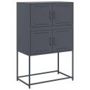  Skjenk antrasitt 68,5x38,5x107 cm stål 8721102633676