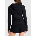 Caspara Windluxe Jacket Dame Mineral Black S
