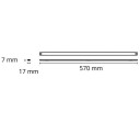 SG Armaturen Slimline Pro LED list 570 mm 2700 K Belysning