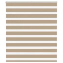  Sebragardin sandbrun 125x150 cm stoff bredde 120,9 polyester