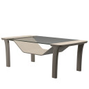 StresslessStressless Windsor bord klart glass hvit