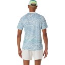 Asics Padel Court All Over Print Ss Top   Multi/patterned   M