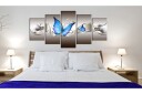 Bilde Blue Butterflies 200x100 Artgeist sp. z o. o.