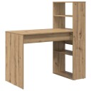  Skrivebord med lagring Artisan Eik 113x54x120 cm Konstruert Tre