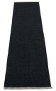 Pappelina Mono matte sort 70x300 cm